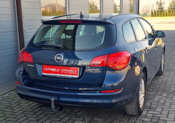 Opel Astra cena 22900 przebieg: 162000, rok produkcji 2012 z Kutno małe 352